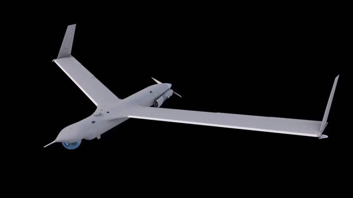 ScanEagle UAV Drone C4D Rigged 3D model