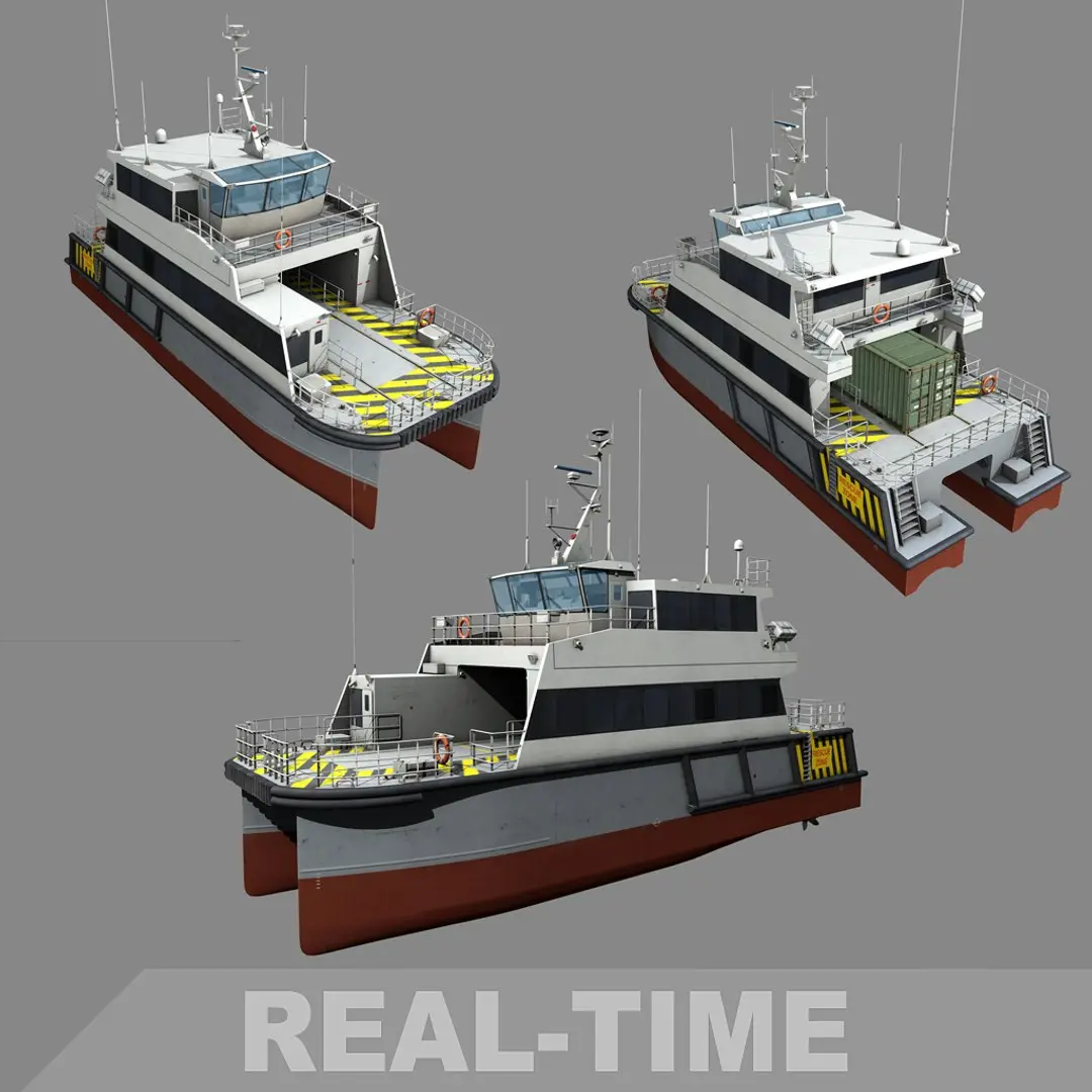 Offshore Supply Ship  purchase 3D model