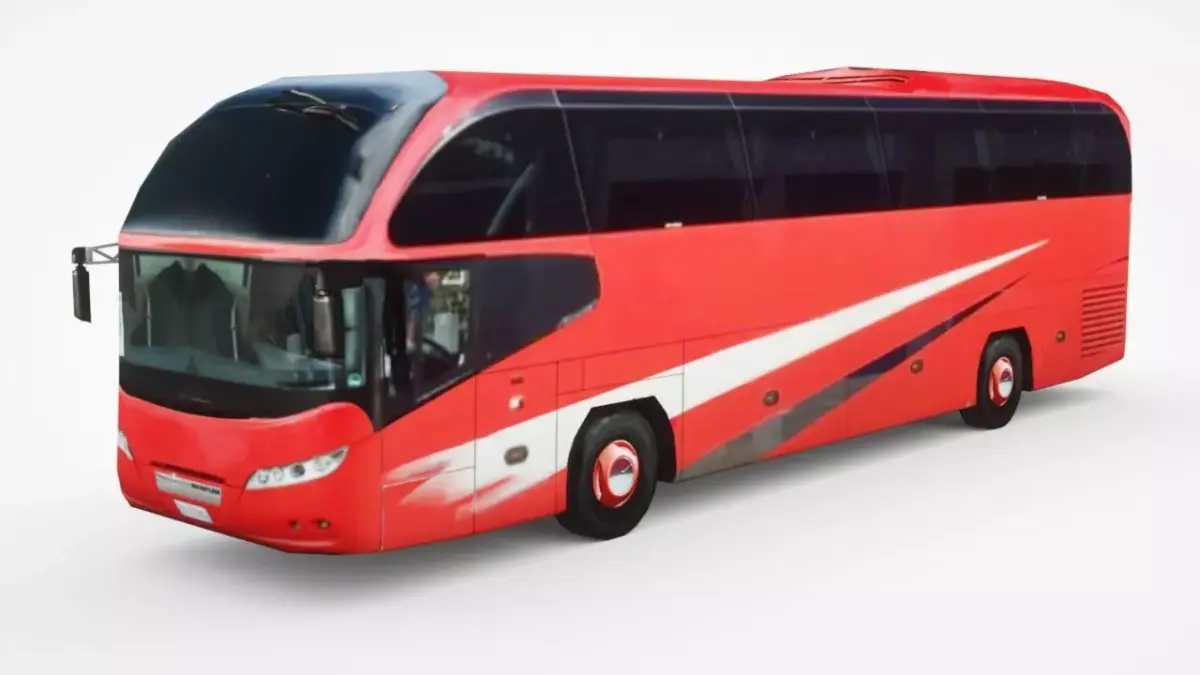 2019 Neoplan Cityliner Low-poly 3D model