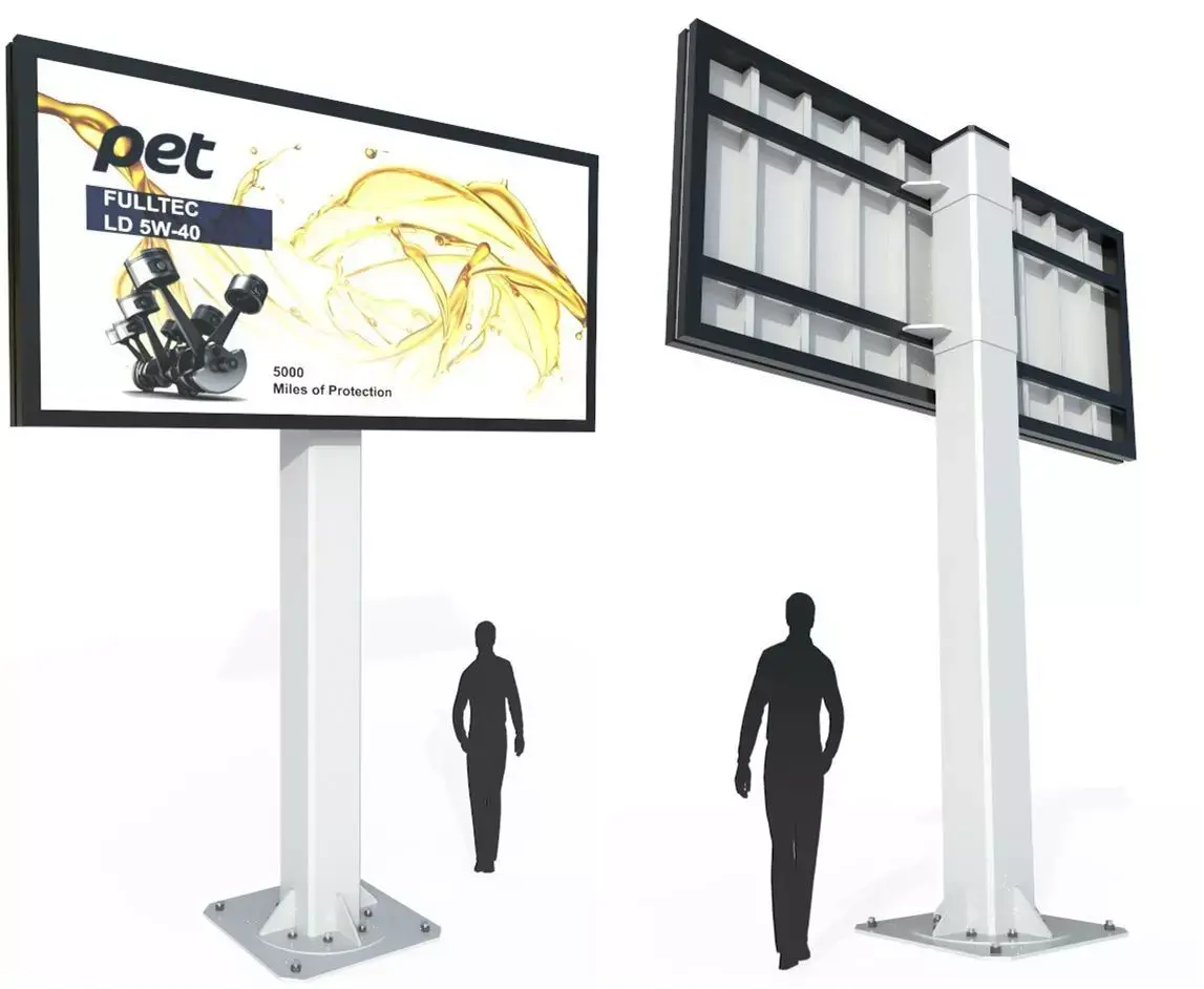 Billboard M1 Low-poly 3D model