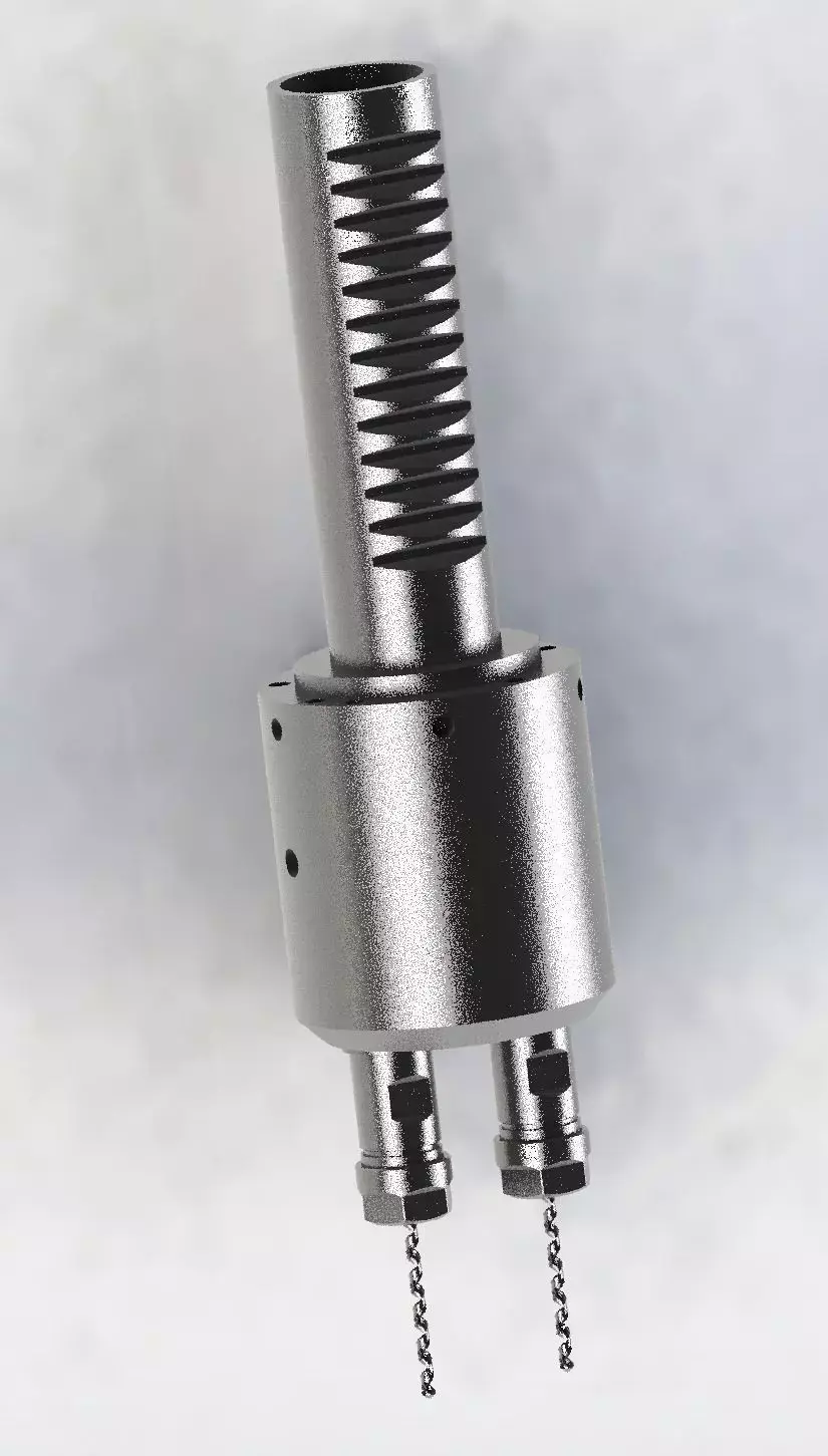 double drill change equipment 3D model