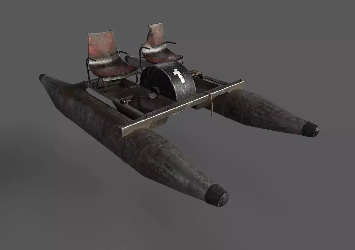 Old Water Bike no 1 3D model