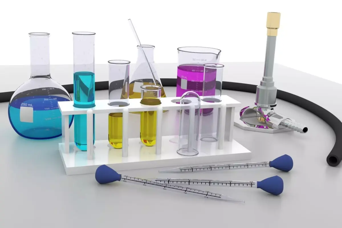 Chemistry Lab Equipment 3D model