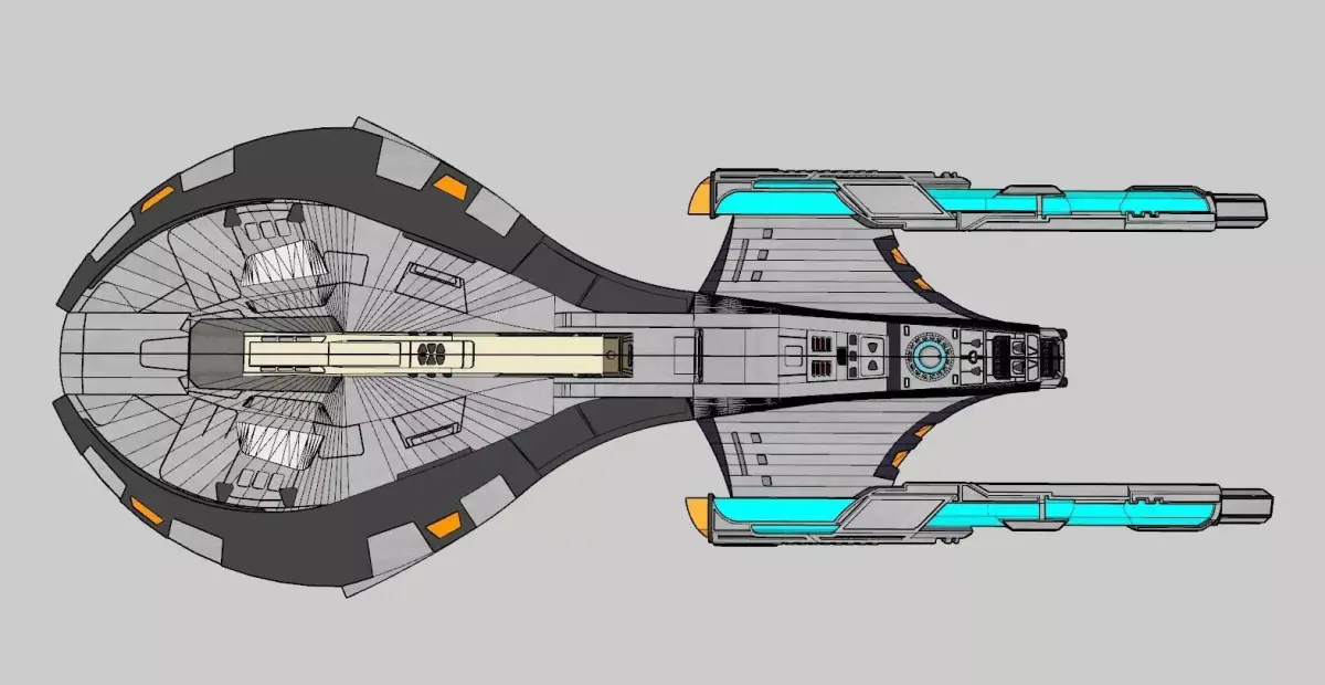Refit model of an Arbiter class battleship 3D print model