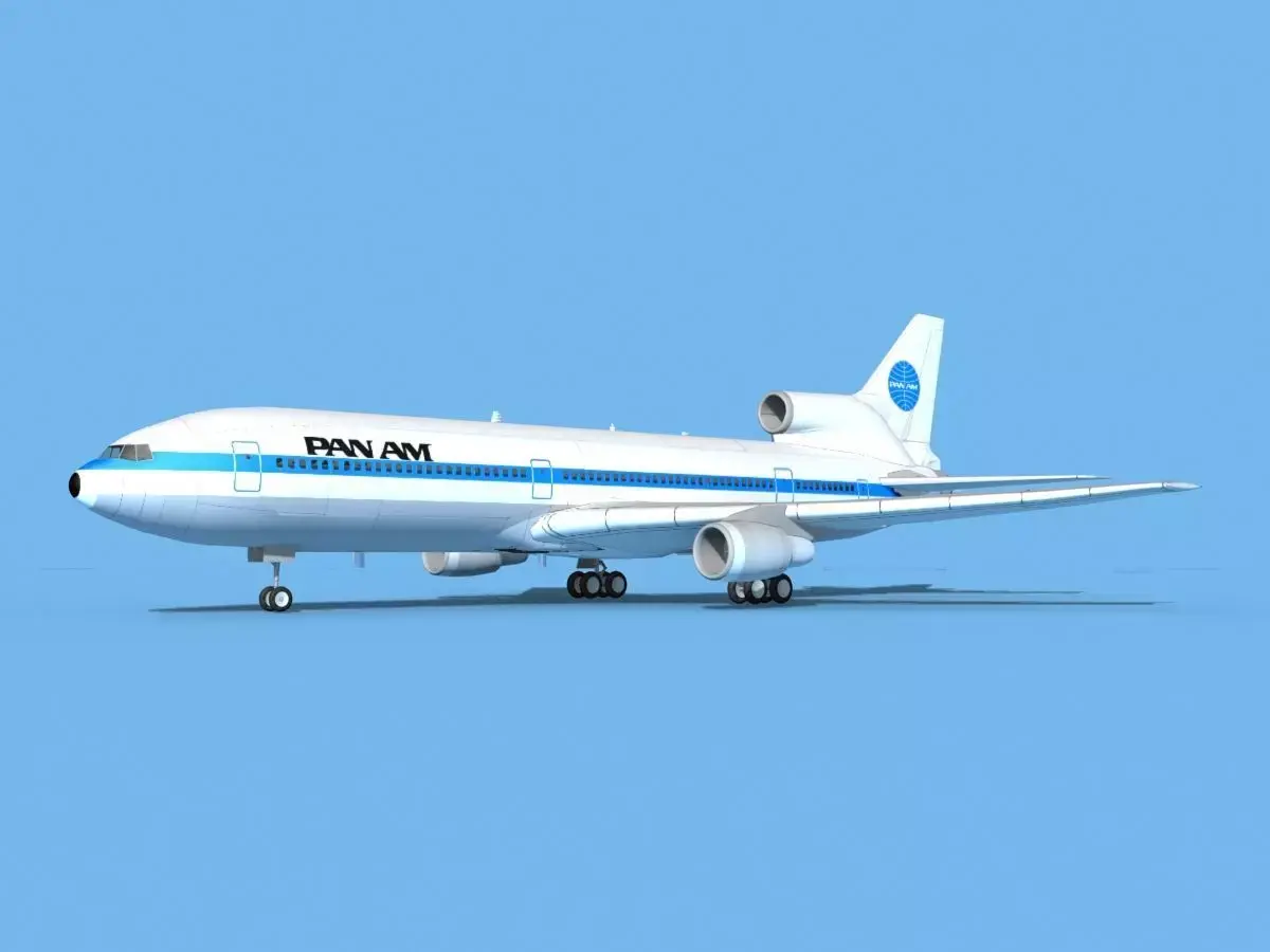 Lockheed L-1011 Pan American 3D model