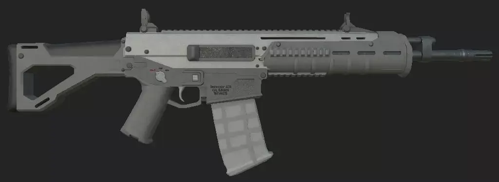 Bushmaster ACR - Lowpoly - GameReady - Textured - Rigged Low-poly 3D model
