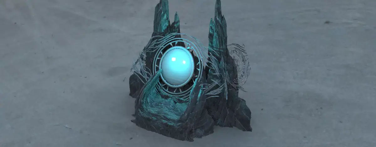 Desert Mirror eclipse rocks 3D model