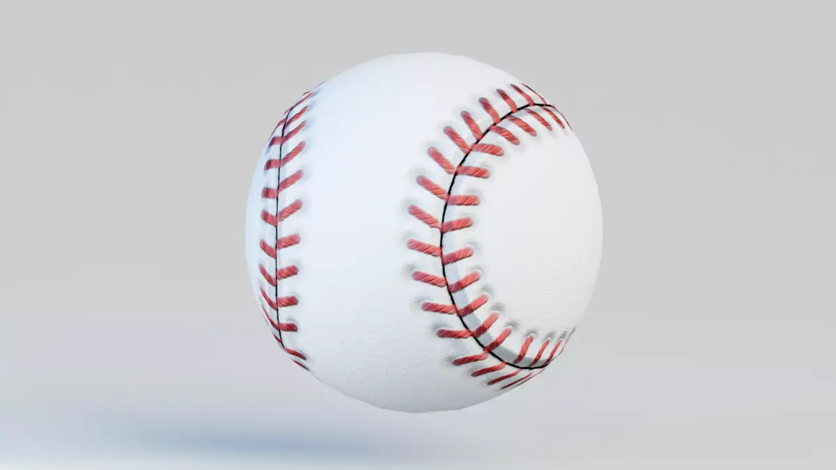 Balls Pack - Baseball Low-poly 3D model