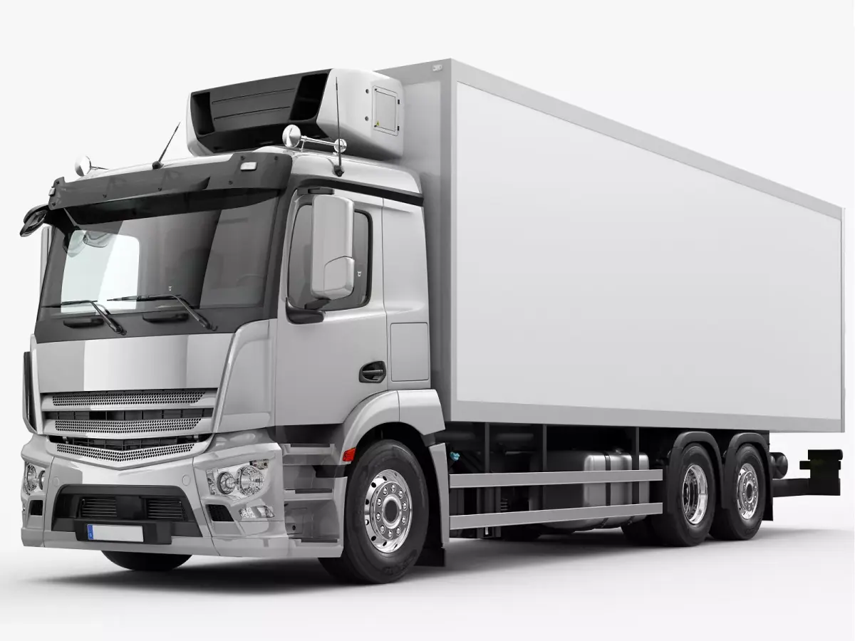 Generic Truck 6X2 van 3D model