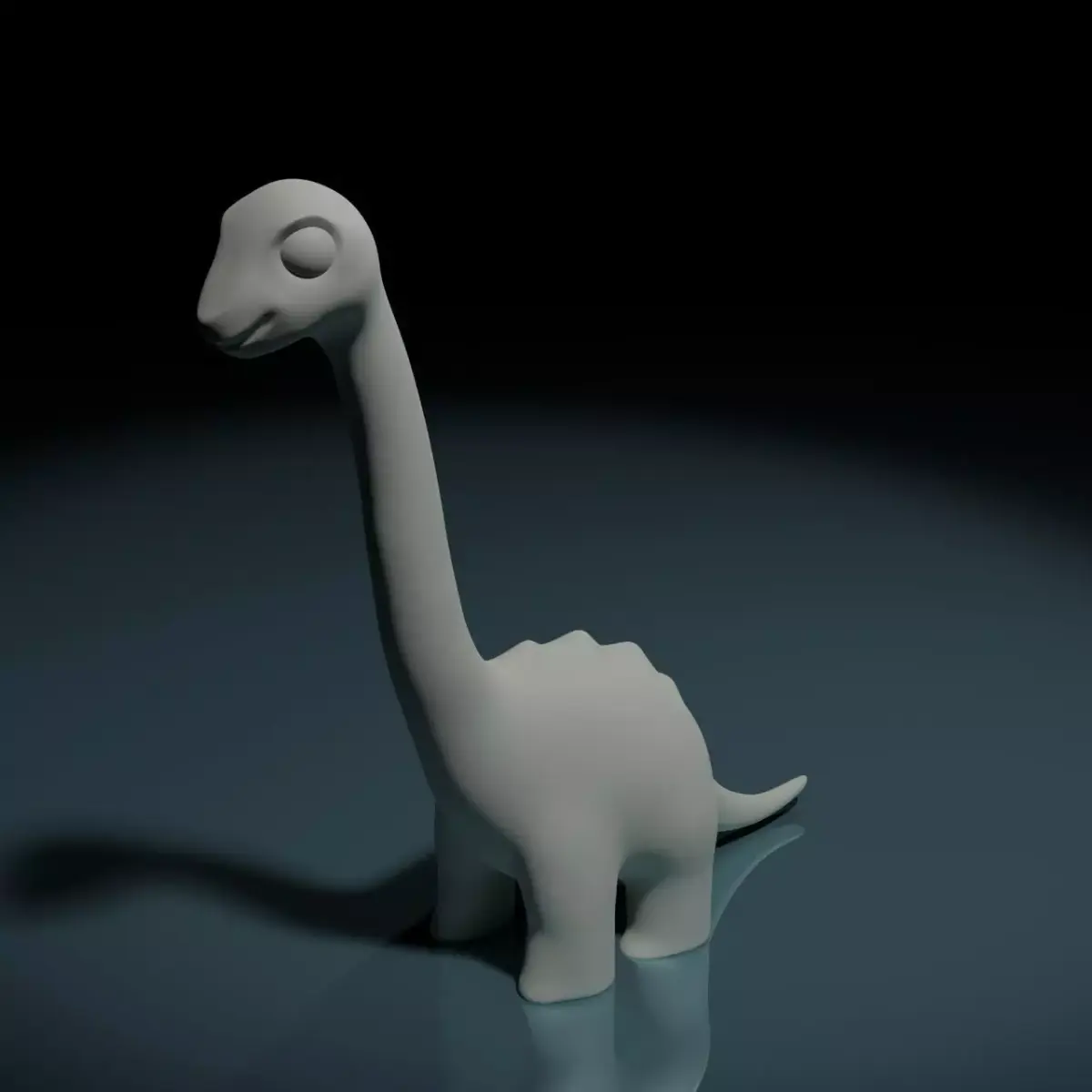 Longneck baby 3D print model