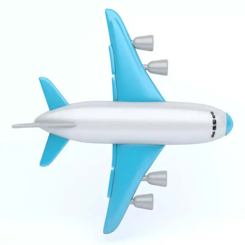 ICON AIRPLANE Low-poly 3D model
