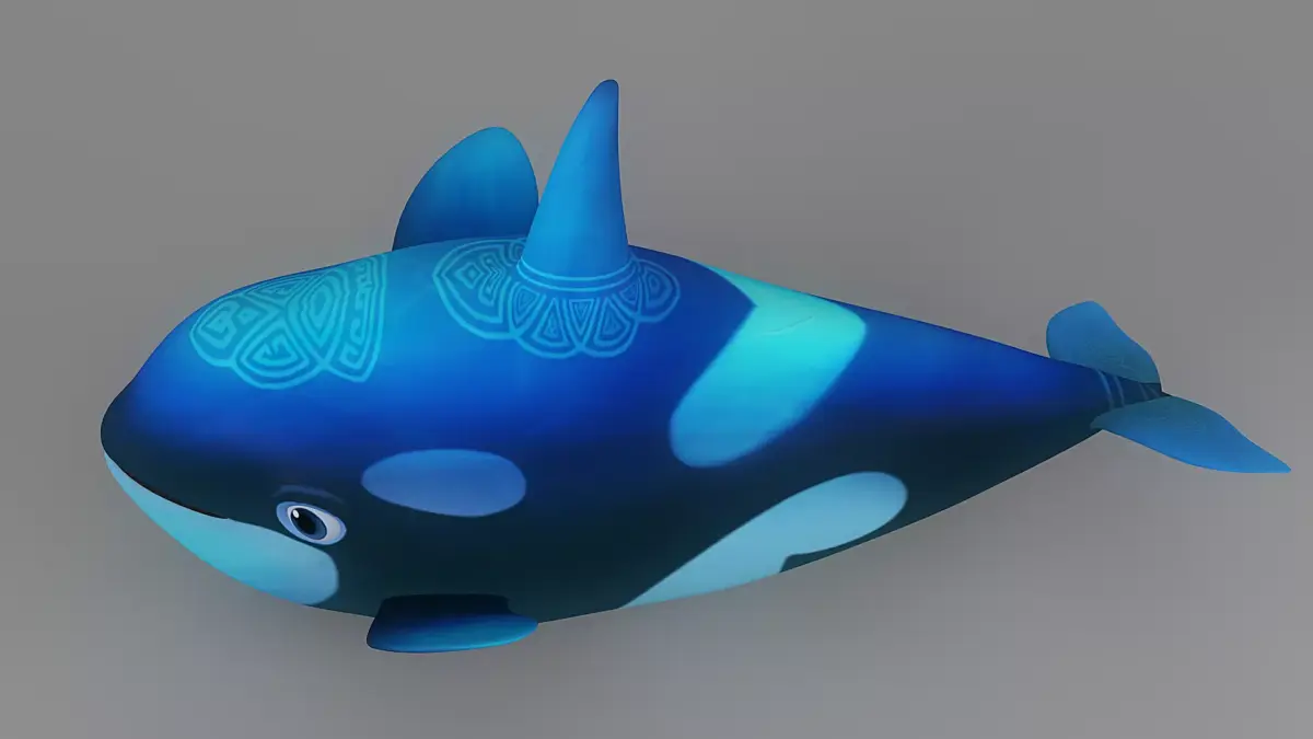 Cartoon Fish 3 Low-poly 3D model