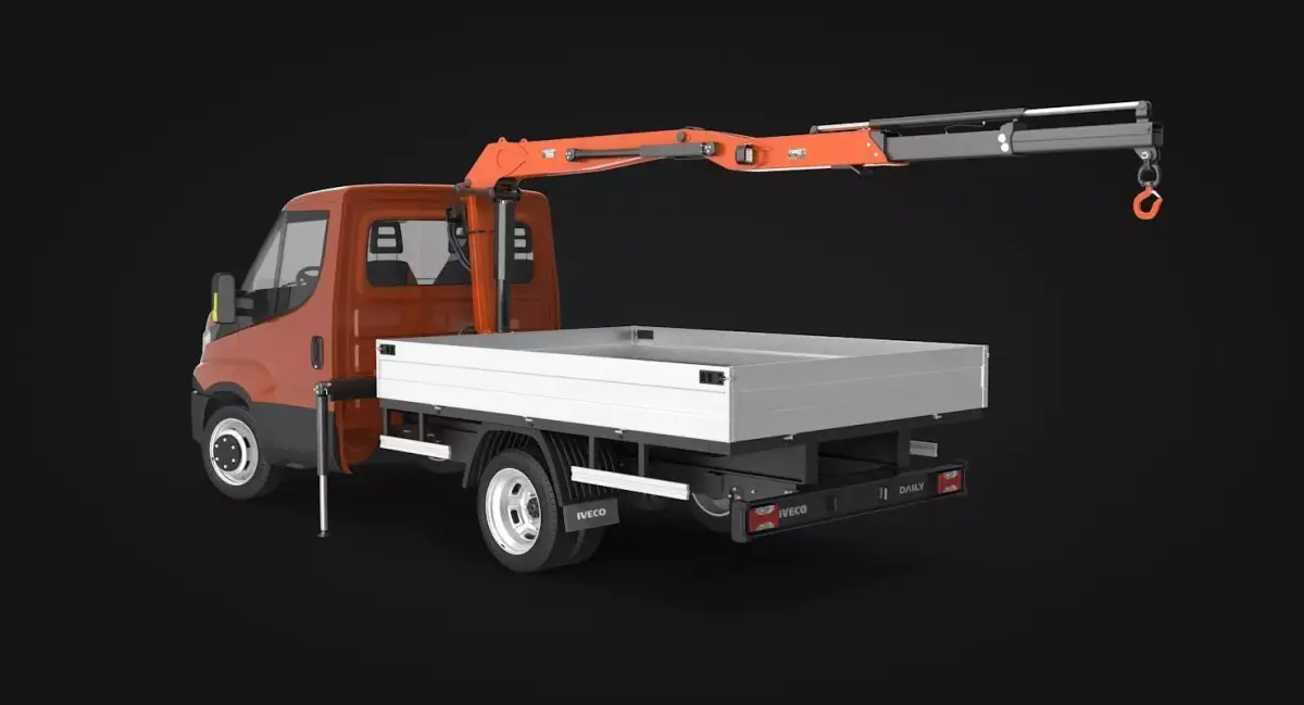 Iveco Crane Truck 3D model