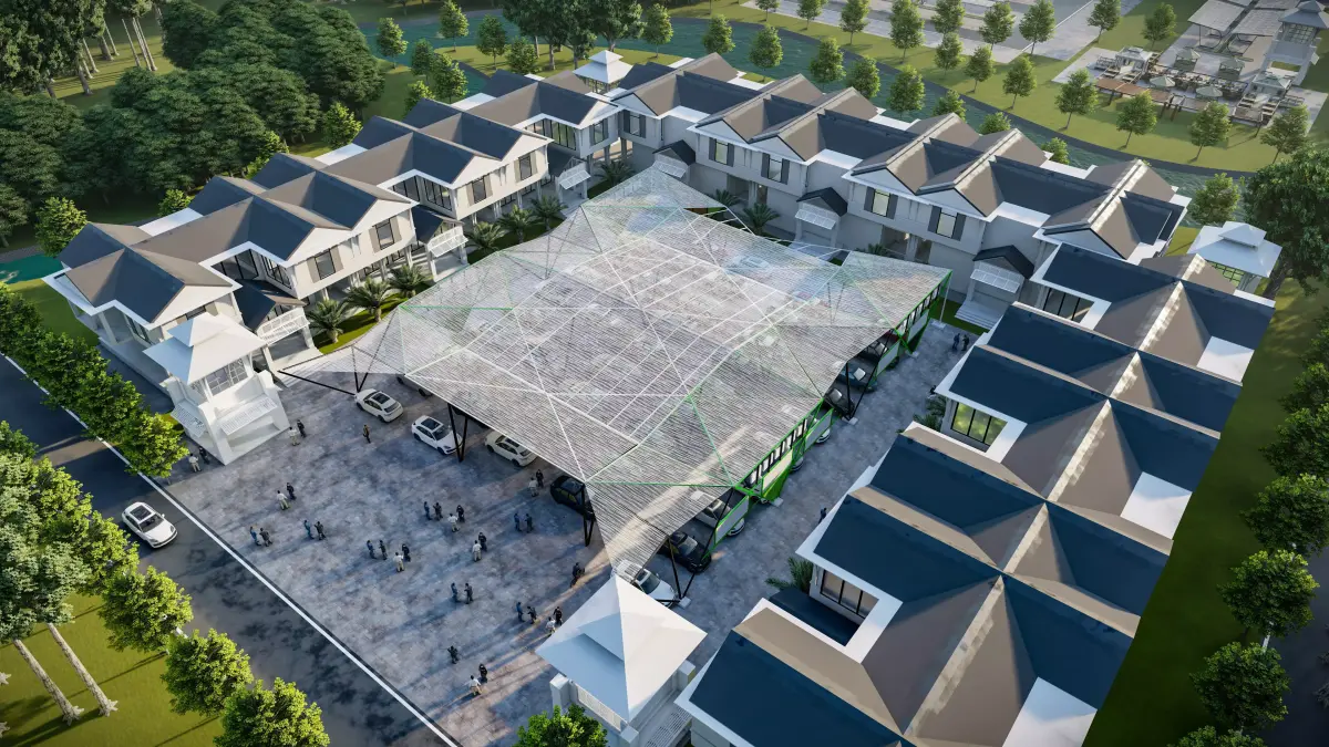 Master plan of housing apartments 3d model 3D model