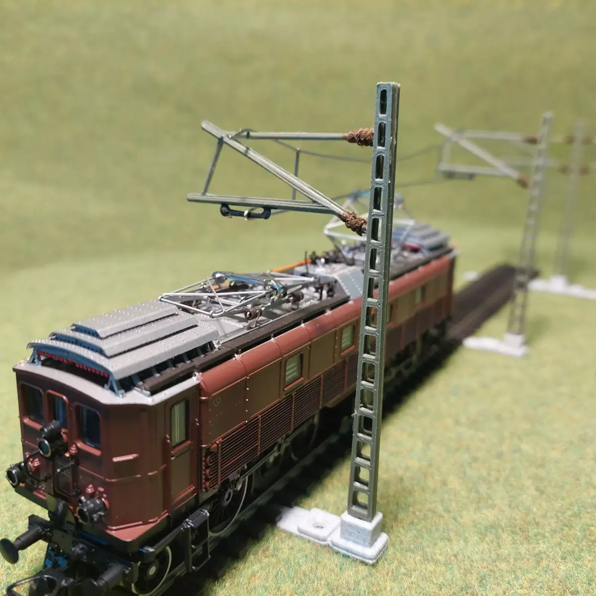 Catenery Poles Set C 1-87 FDM 3D print model