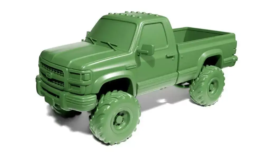 Off-road truck 3D print model