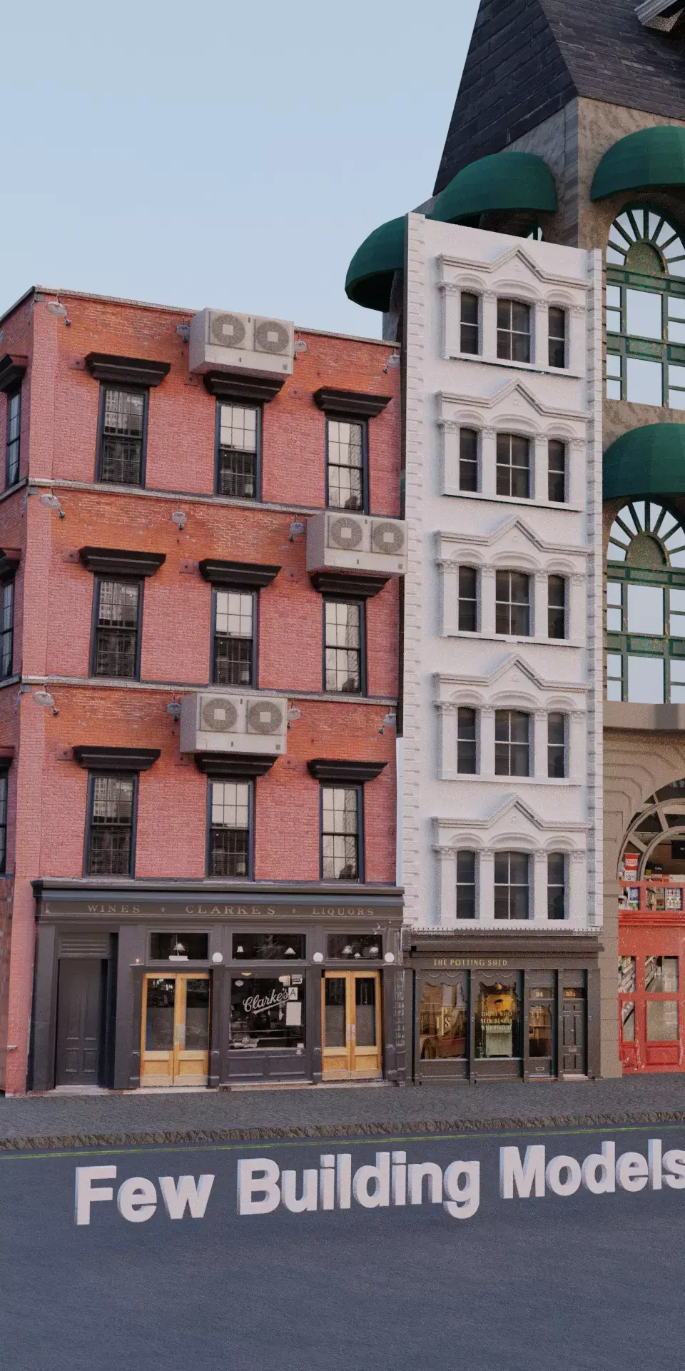 Buildings 3D Assets free download Free 3D model
