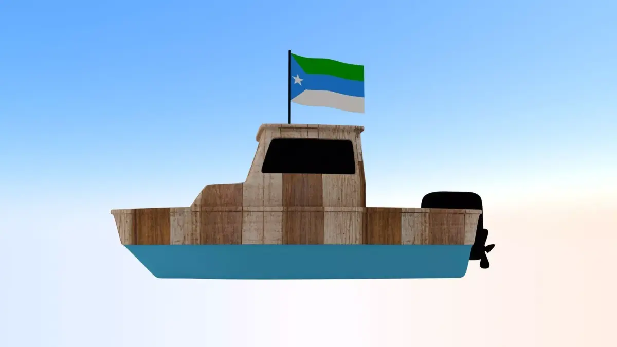 Jubaland  Somalia Fishing Boat 3D model