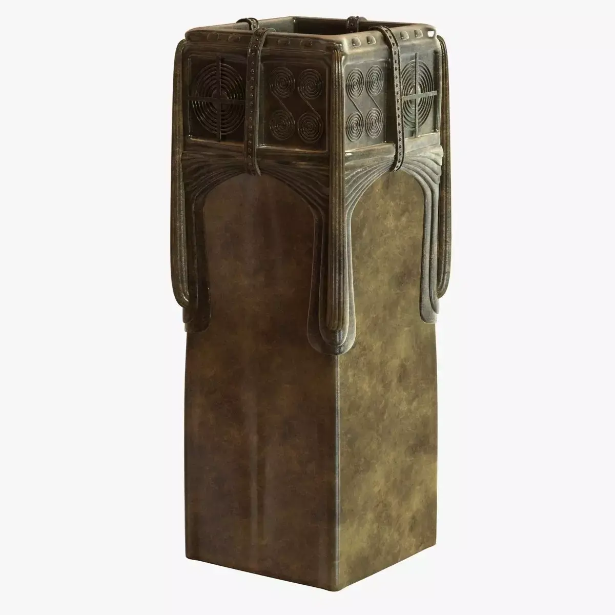 gustav gurschner metal vase 3D model