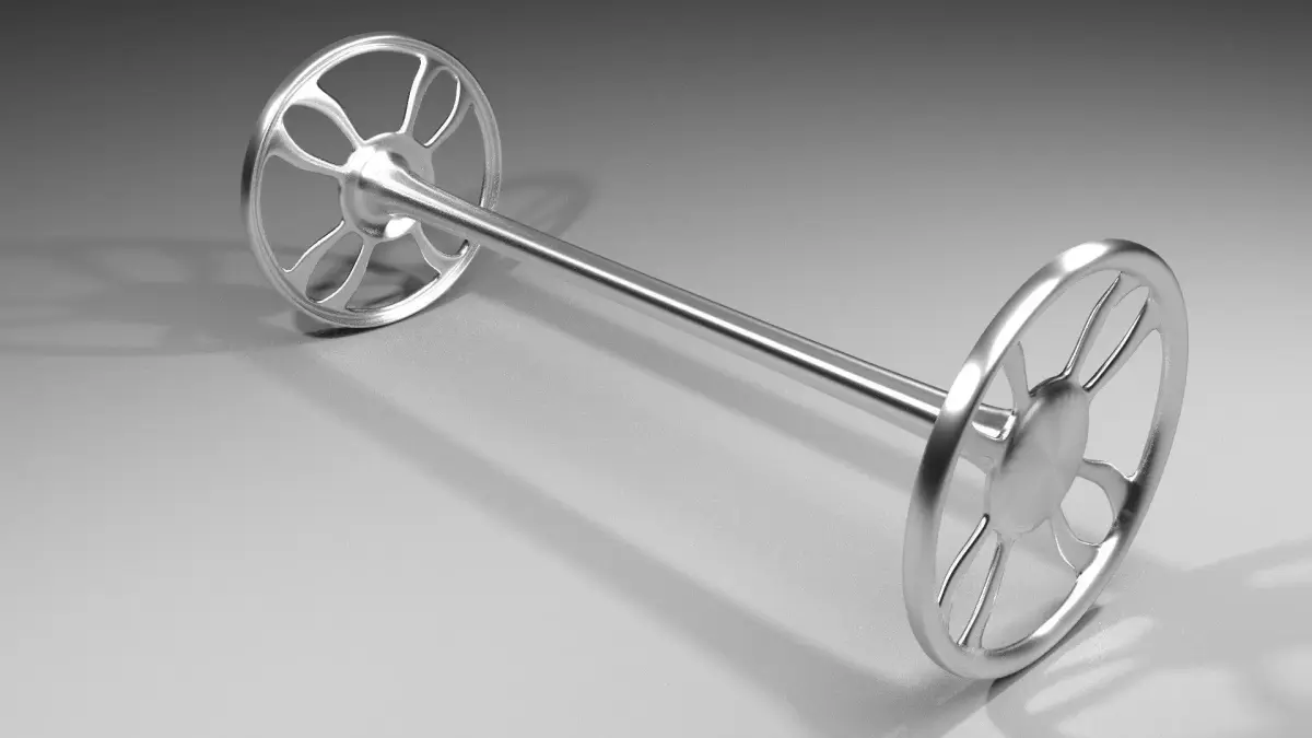 Metal Wheel 5 3D model