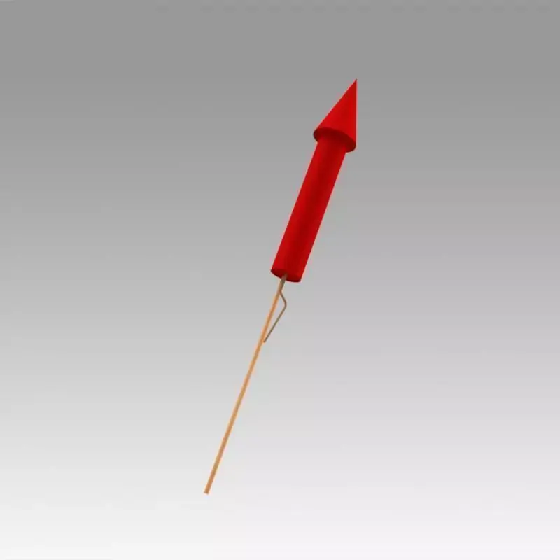 Firework Rocket 3D model buy