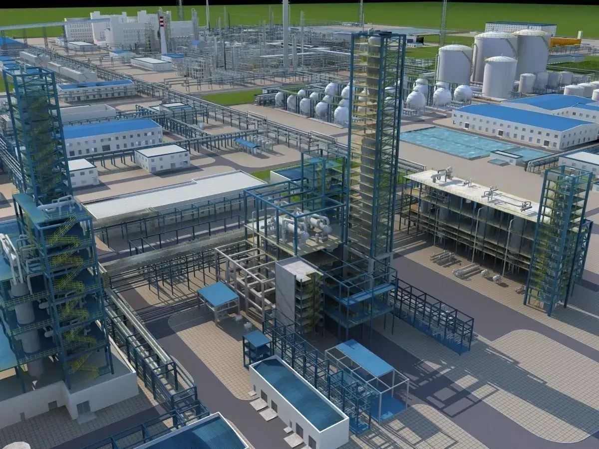 Coal Chemical Industry 3D model purchase