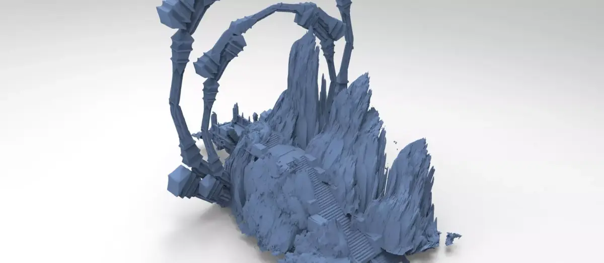 Arch Medusa Mountain 3D model