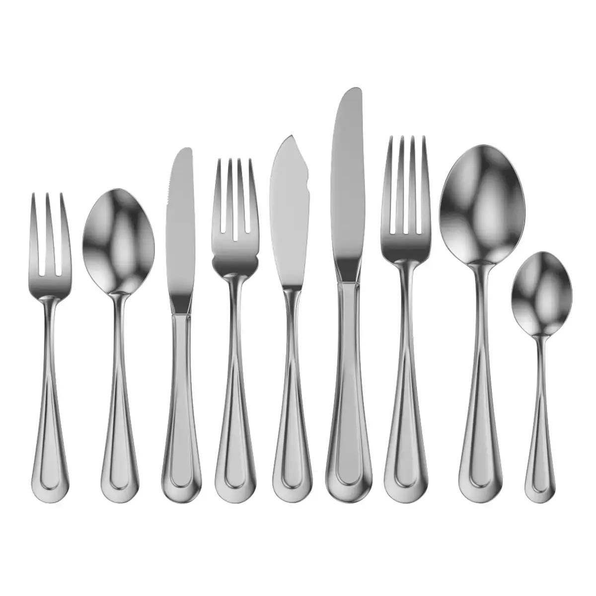 Classic Cutlery Set of 9 Pieces COLLECTION 3D model