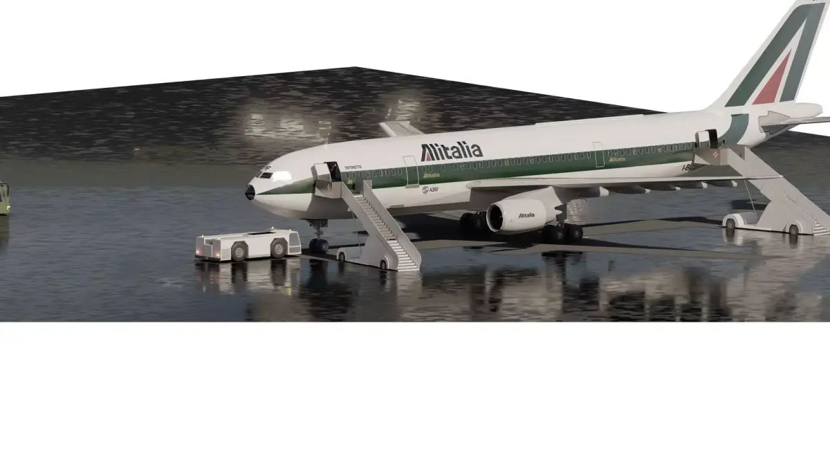 Airbus A300 B4 3D model