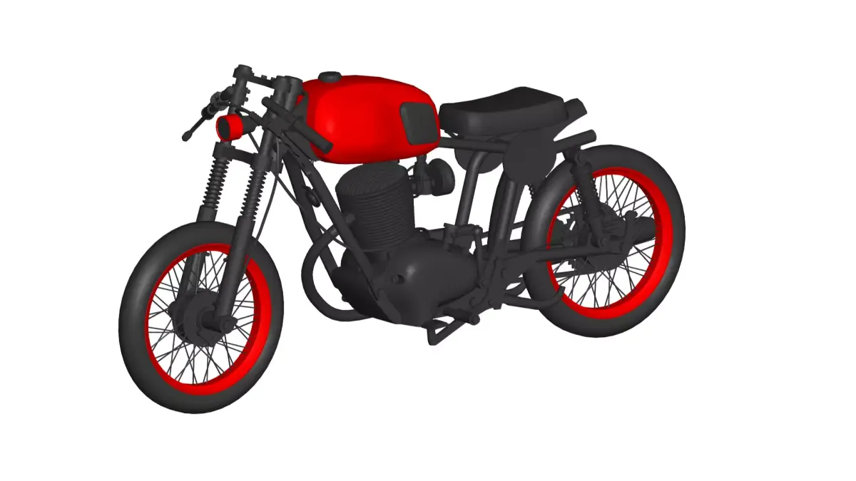 Gilera 160SS 3D model