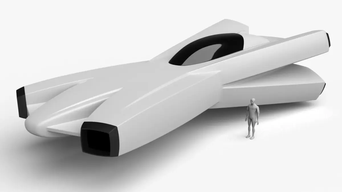Racing Spaceship Altair 3D model