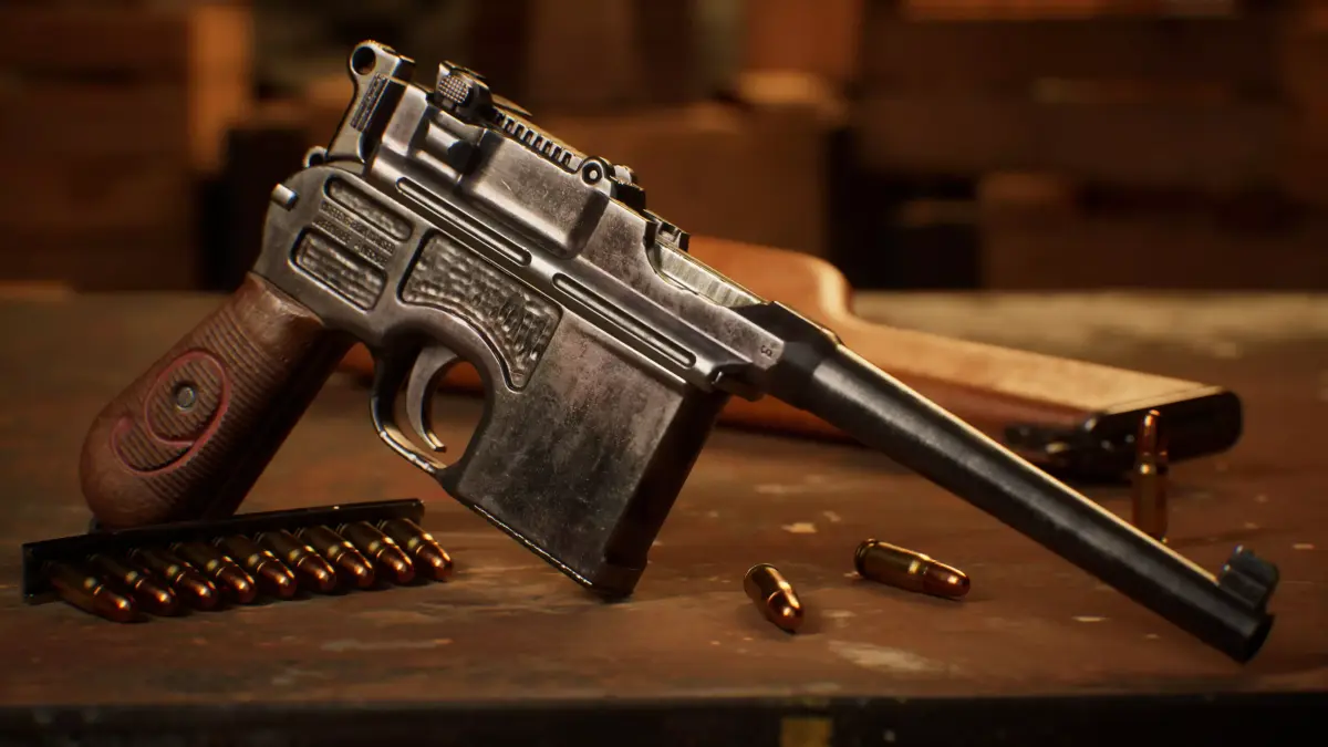 RED 9 Mauser Low-poly 3D model