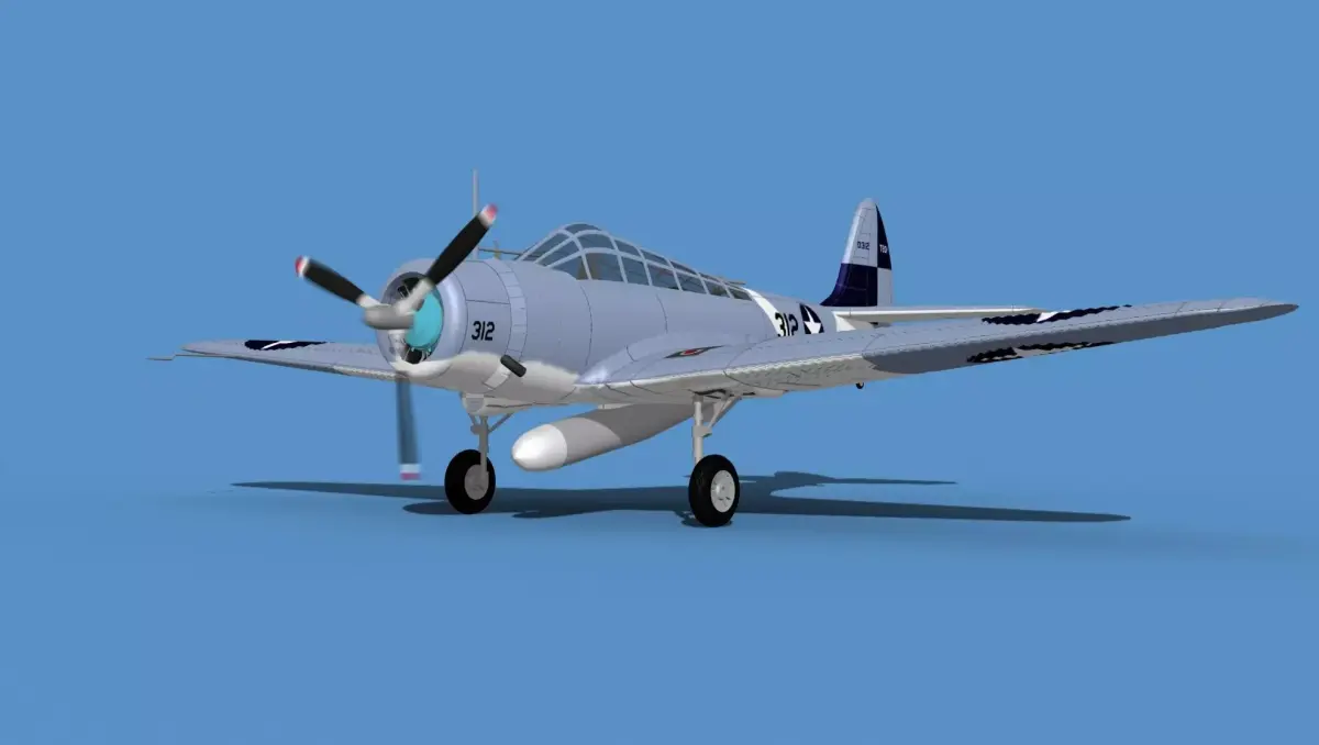 Douglas TBD-1 Devestator V12 3D model