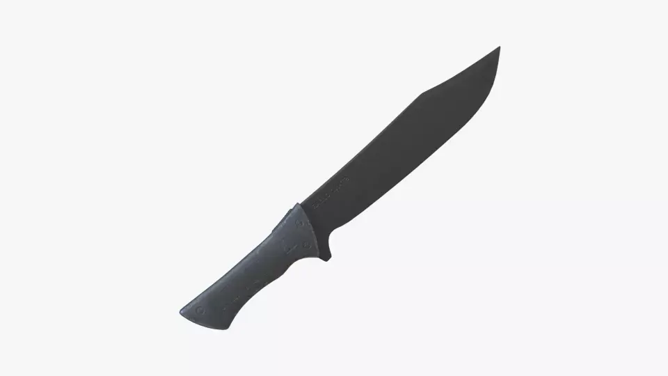 Machete knife Free low-poly 3D model purchase