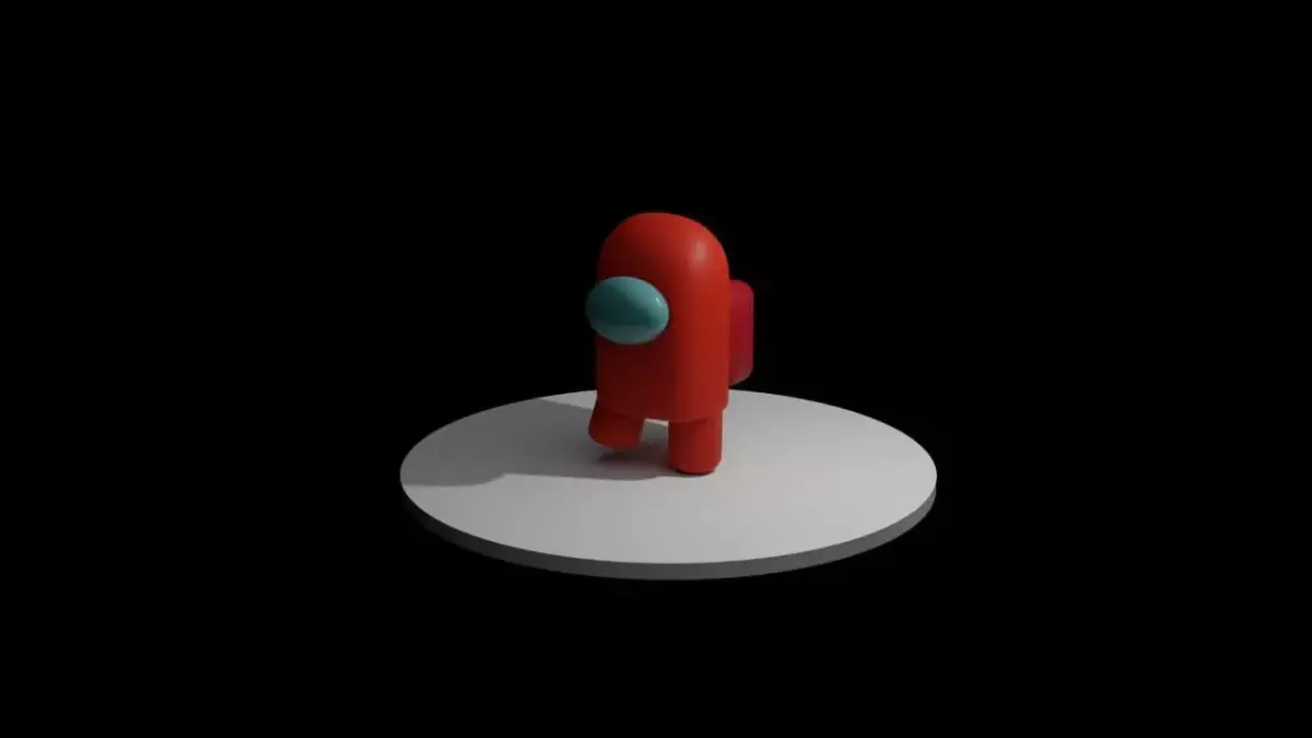Among us imposter 3D model