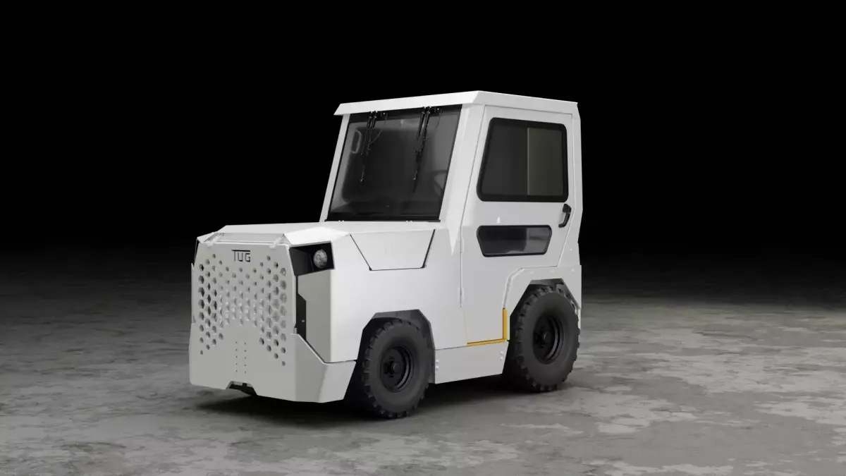 Airport TUG Endurance Tractor 3D model