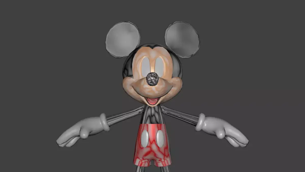 abandoded mickey 3D model