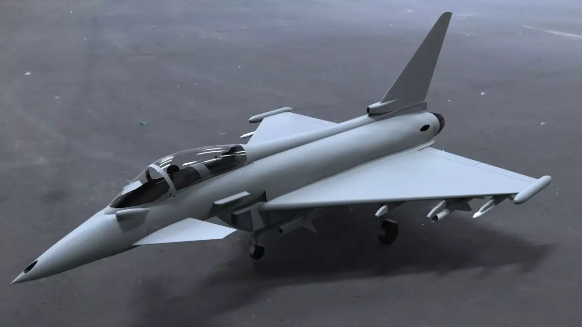 Euro Fighter 2000 Free 3D model