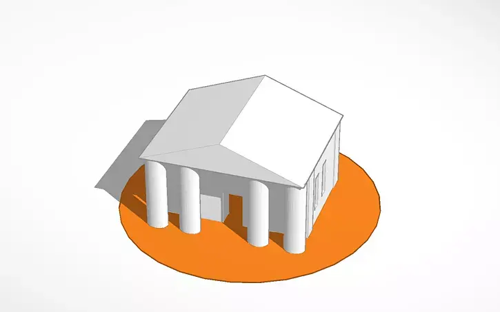 Ancient Greek Temple Free 3D print model buy