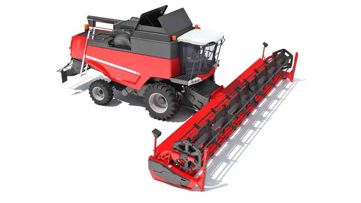Combine Harvester 3D model 22
