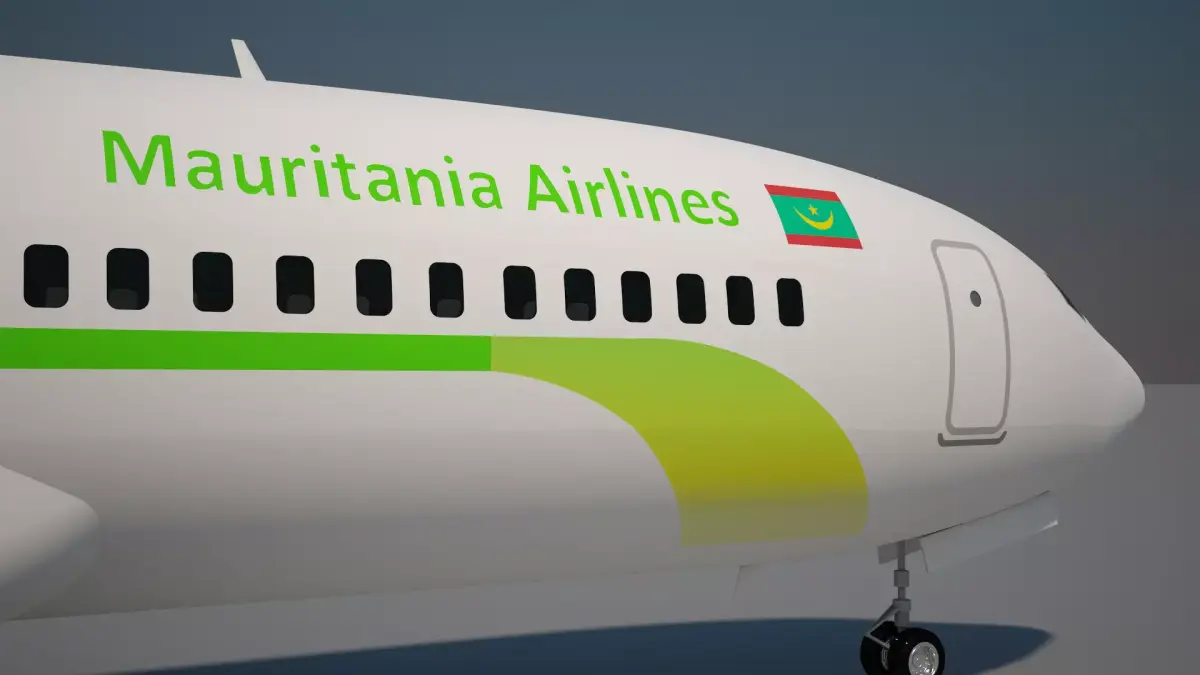 Mauritania airlines 737 max 8 3D model