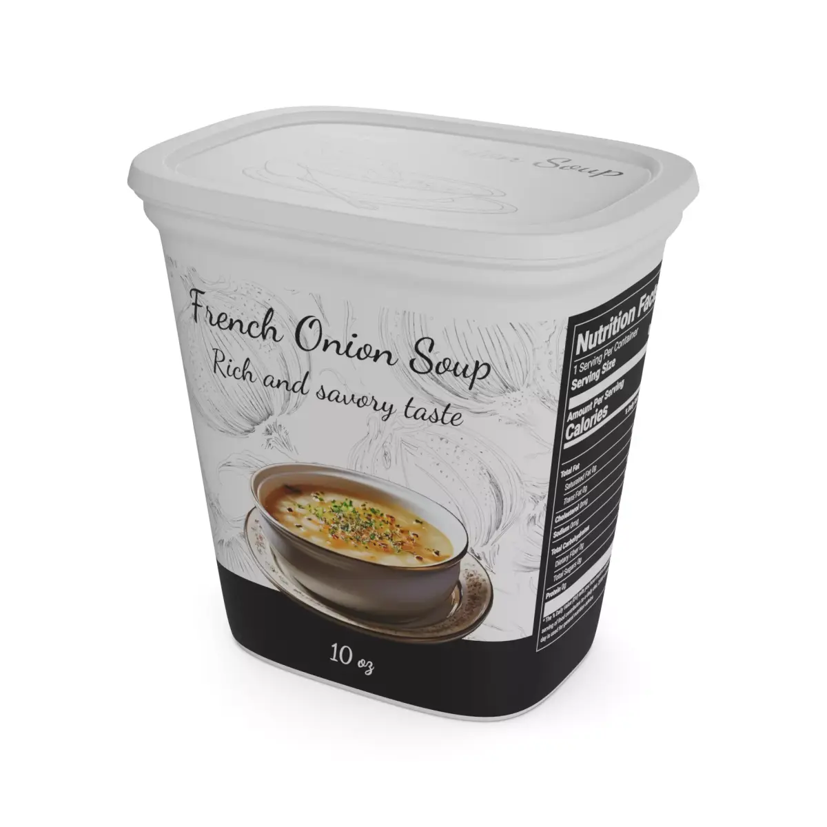 Soups and broths French Onion Soup 3D model