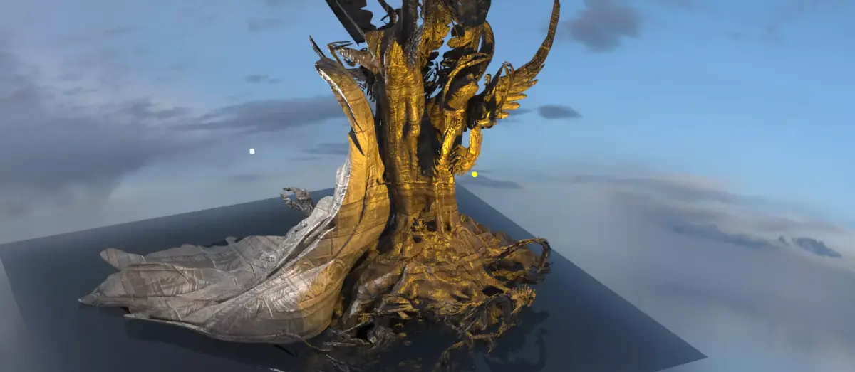 Taxus baccata Tree corpses 3D model