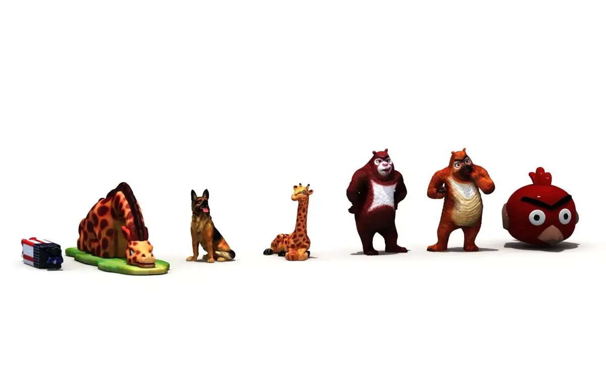 cartoon character 3D model purchase