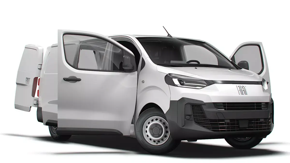 Fiat e Scudo Van L3 HQ Interior 2024 3D model