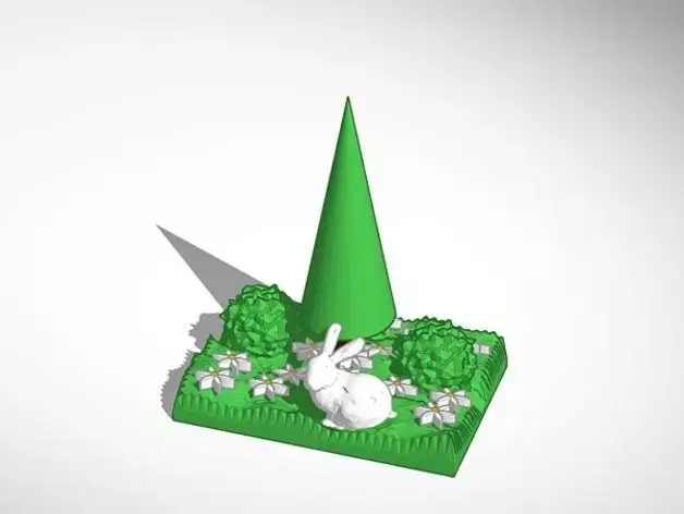 spring bunny Free 3D print model