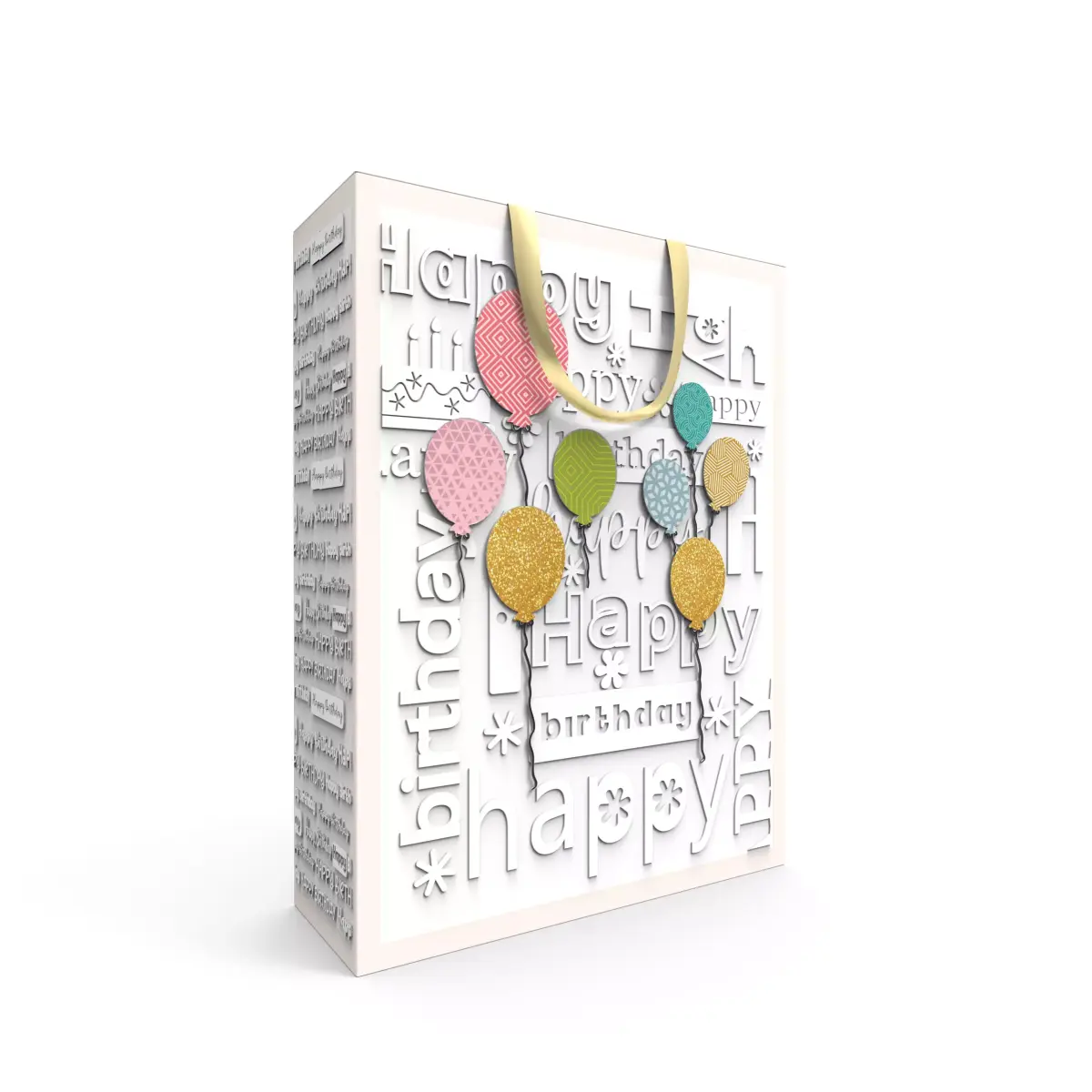 3D Gift Bag Model Set of 11  Low-poly 3D model