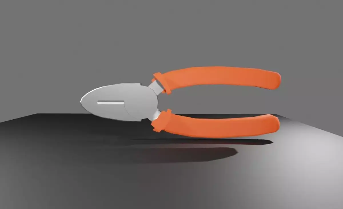 Cutting Pliers Tool Workshop - Ferramenta Alicate de Corte Low-poly 3D model