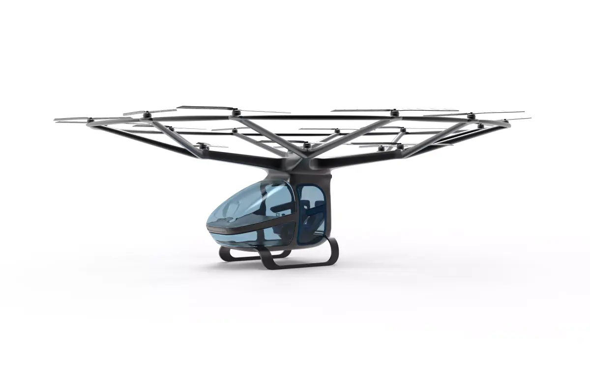 Drone Air Taxi Low-poly 3D model