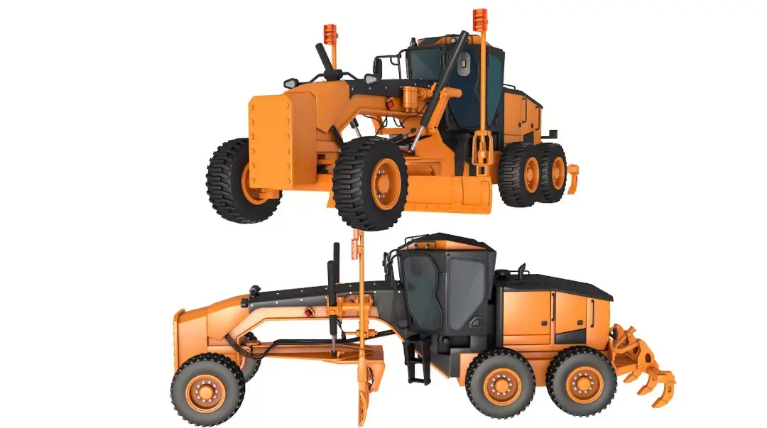 Road Motor Grader 3D model